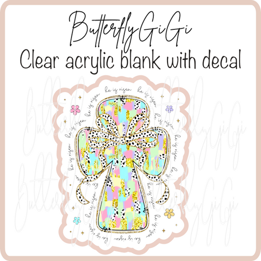 Bright He is Risen Cross