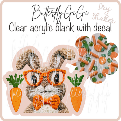 Bunny Carrot UV DTF Dry SHAKER  Kit