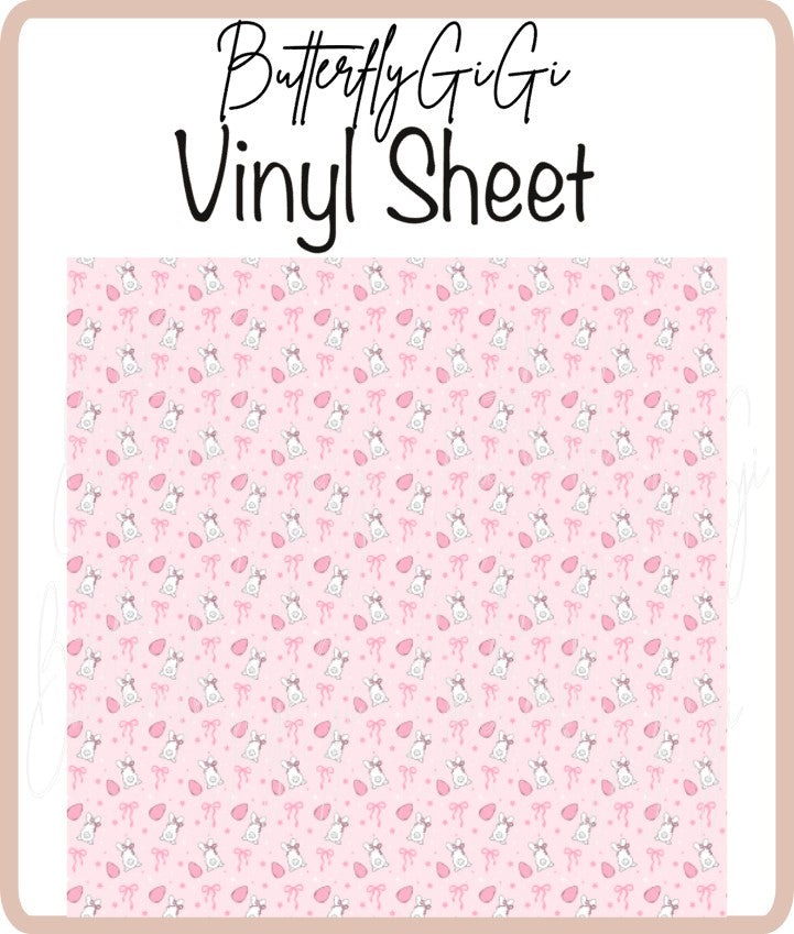 Bunny Pink Vinyl Sheet