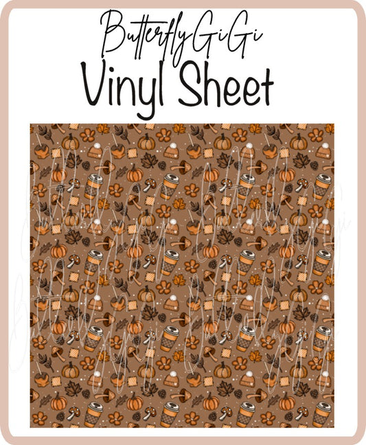 Vinyl Candy Mushroom Sheet