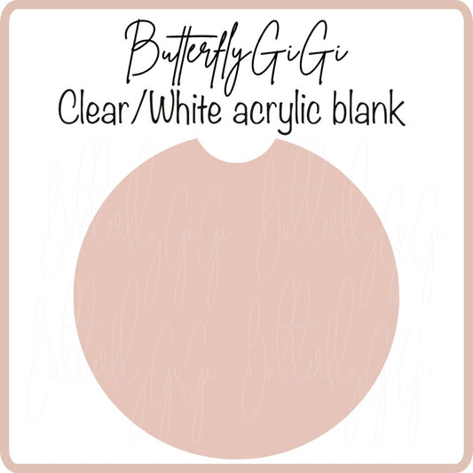 .Acrylic Blank Car Coaster