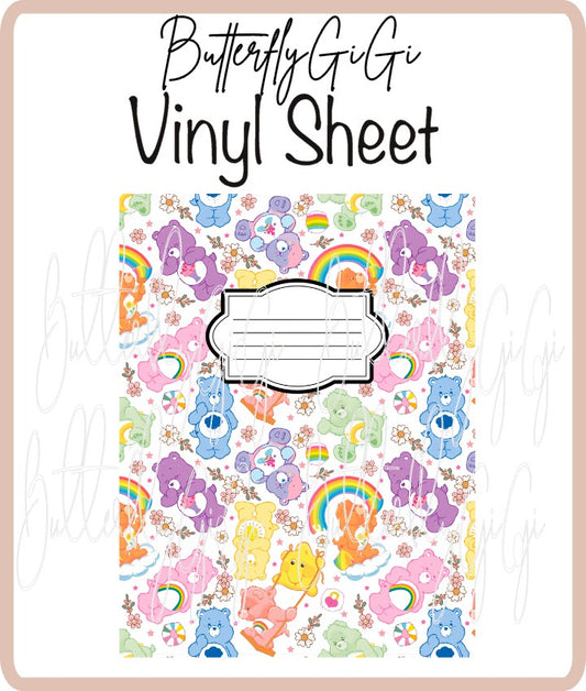 Vinyl Notebook Care Bear Cover