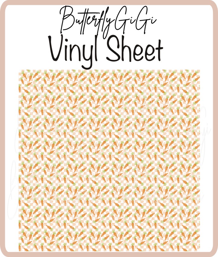Carrots Vinyl Sheet