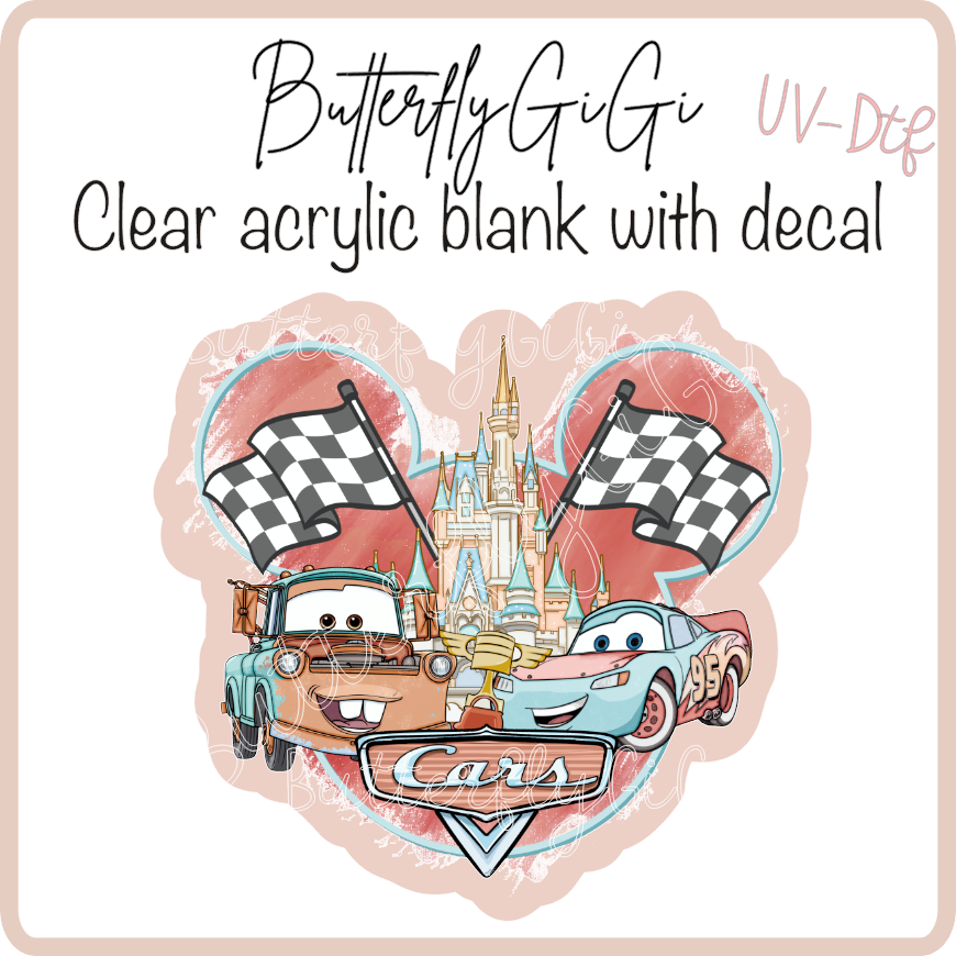 Cars mouse Ears UvDtf