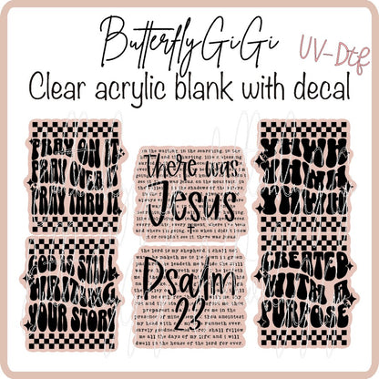 Faith Sayings C.K UV DTF