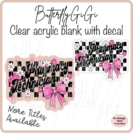 Medical Checkered Pink