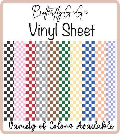 Checkered Vinyl Sheet