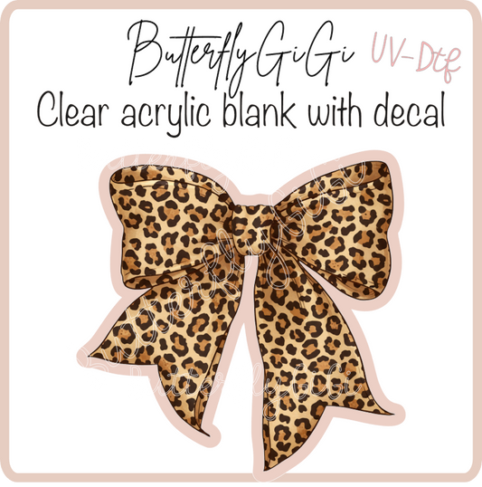 Cheetah Bow UvDTF