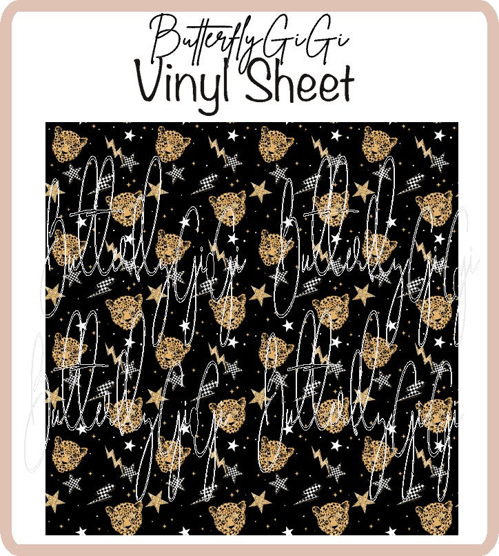 Cheetah Vinyl Sheet