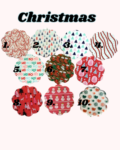 Christmas Badge Reel Custom Acrylic Design