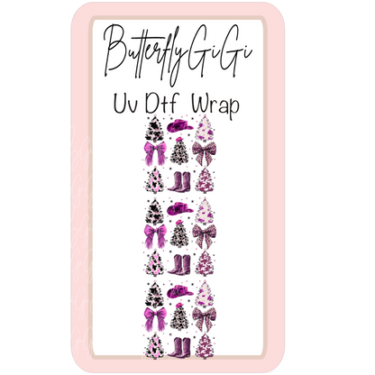 Christmas Country Uv Dtf Wrap