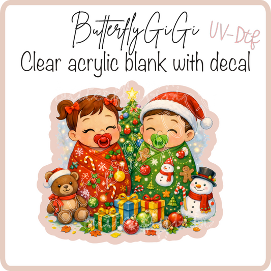 Christmas Babies UvDtf