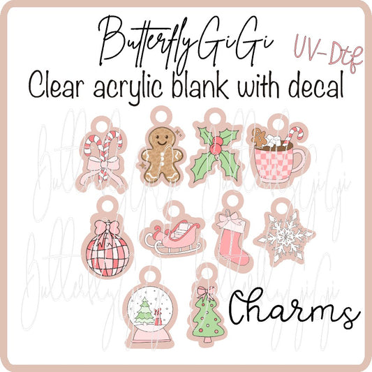 Christmas UVDTF Charms