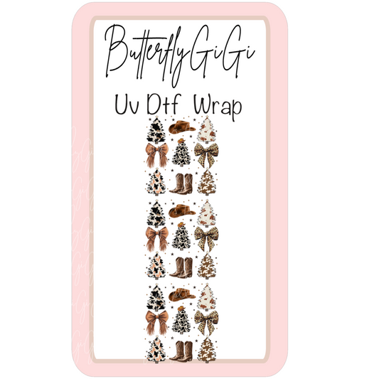 Christmas Country Uv Dtf Wrap