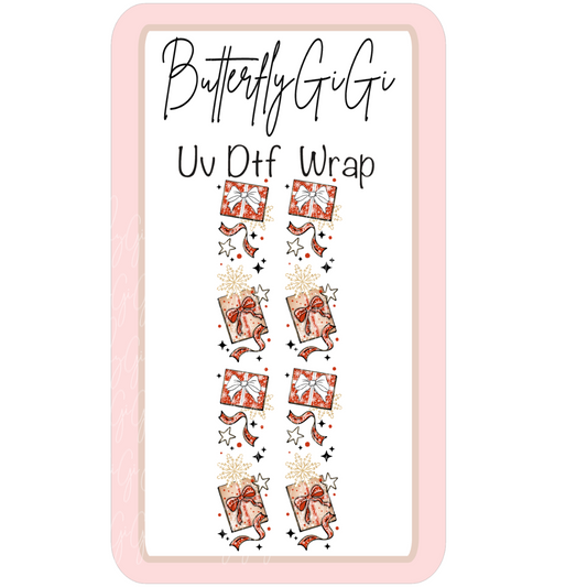 Christmas Presents Uv Dtf Wrap