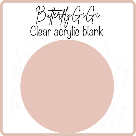 Circle Acrylic Blank