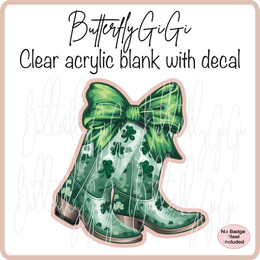 Holiday Clover Boots