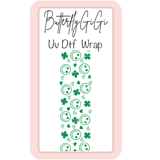 Wrap Clover Happy UV Dtf