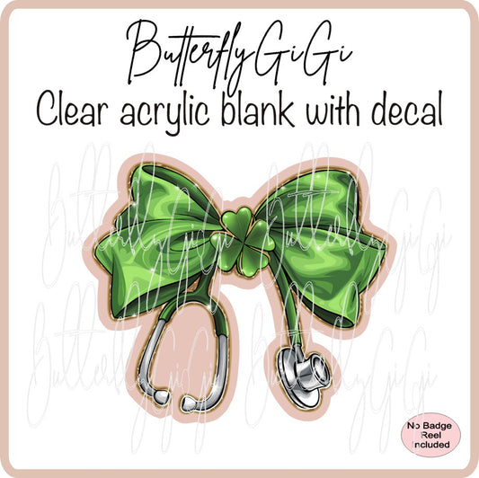 Holiday Clover Stethoscope