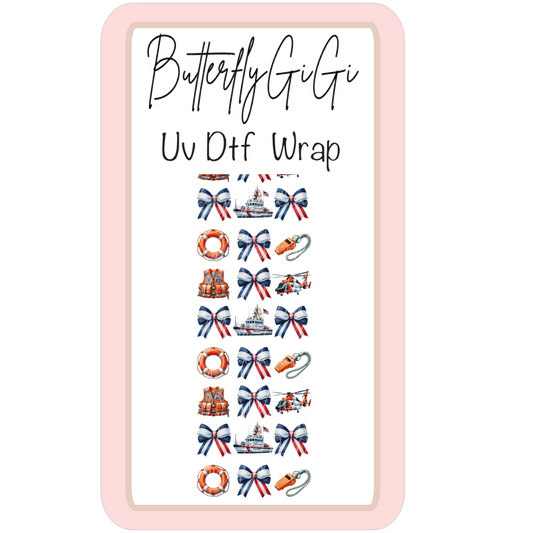 Wrap Coast Guard UV DTF Wrap