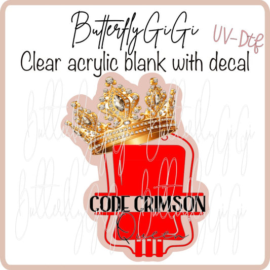 Code Crimson Queen UvDTF