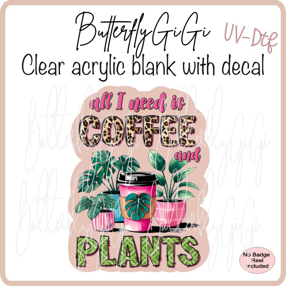 UVDTF Coffee & Plants