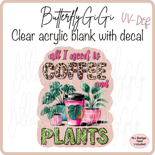 UVDTF Coffee & Plants