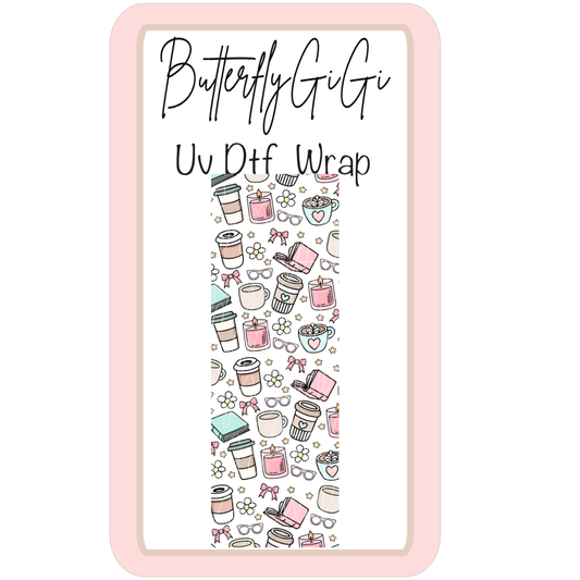 Wrap Coffee Candles UV Dtf