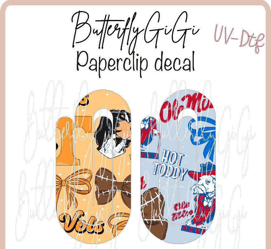 College Paperclip UvDTF