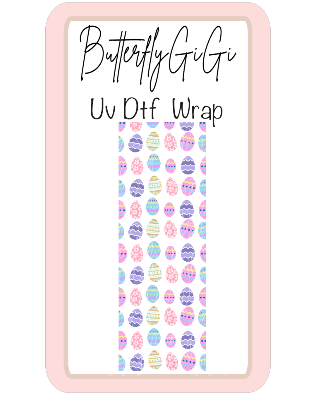 Colorful Eggs UvDTF Wrap