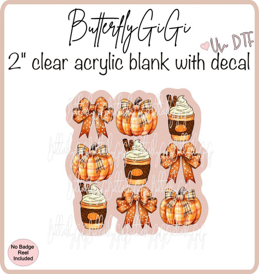 UVDTF Halloween Coquette Fall Coffee