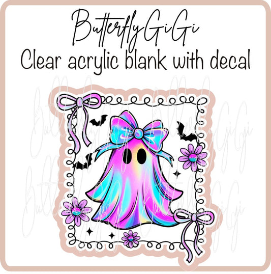 Halloween Coquette Iridescent Ghost