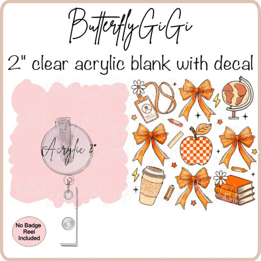 Teacher Coquette Teacher Fall Orange