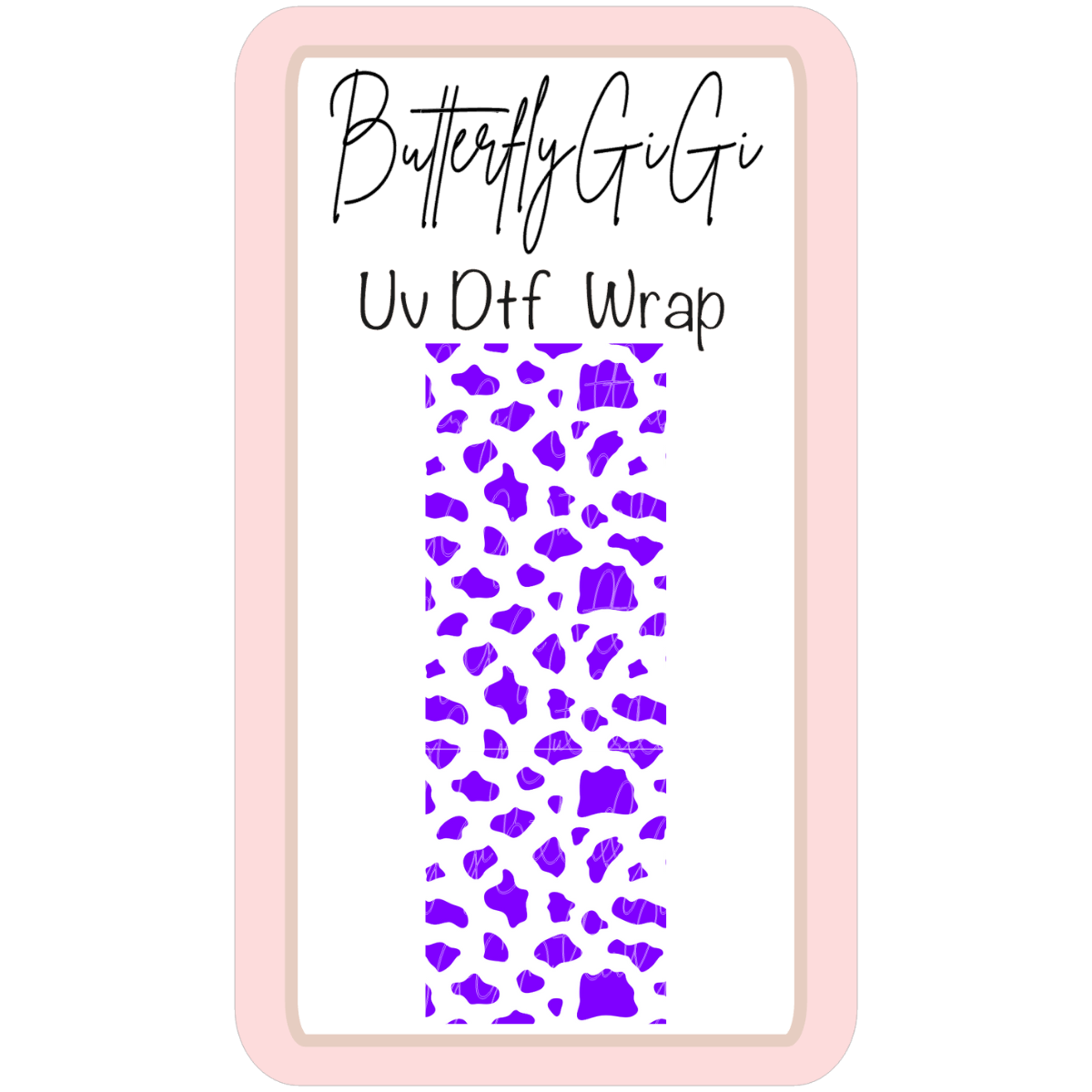 Cow Bright UvDTF Wrap
