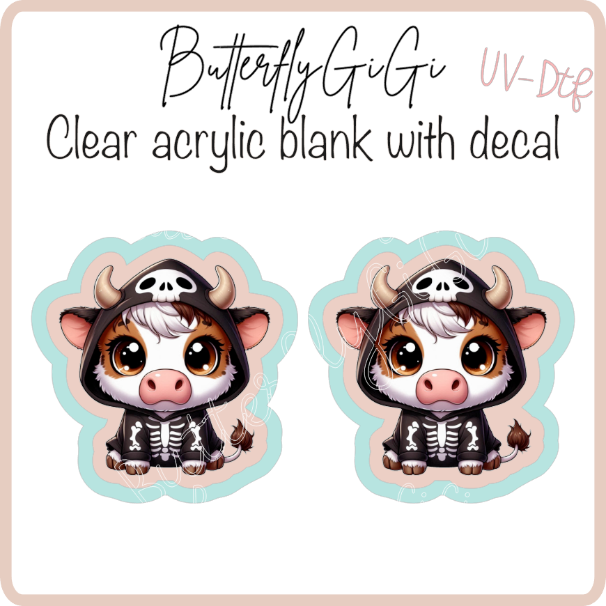 Cow Skellie Xray Marker Set UVDTF
