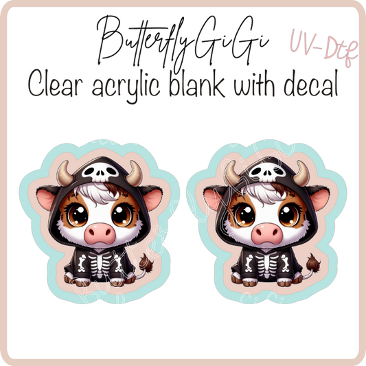 Cow Skellie Xray Marker Set UVDTF