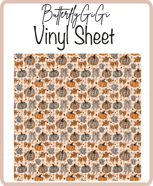 Vinyl Cozy Season Halloween Sheet