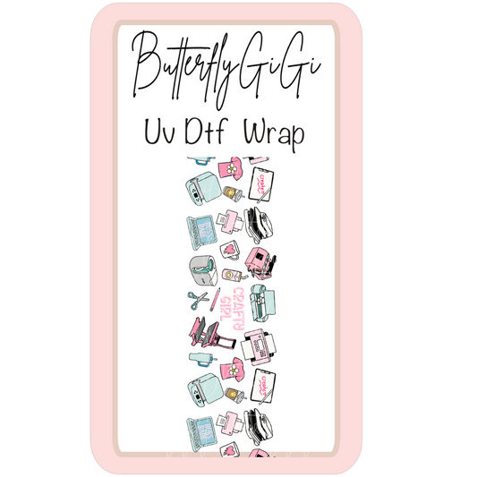 Wrap Crafty Girl UV Dtf