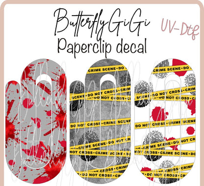 Crime Scene Paperclip  UvDTF