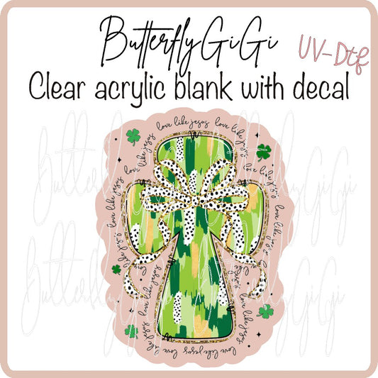 Cross St Patty  UvDTF