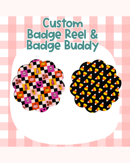 Halloween Badge Custom Acrylic Design
