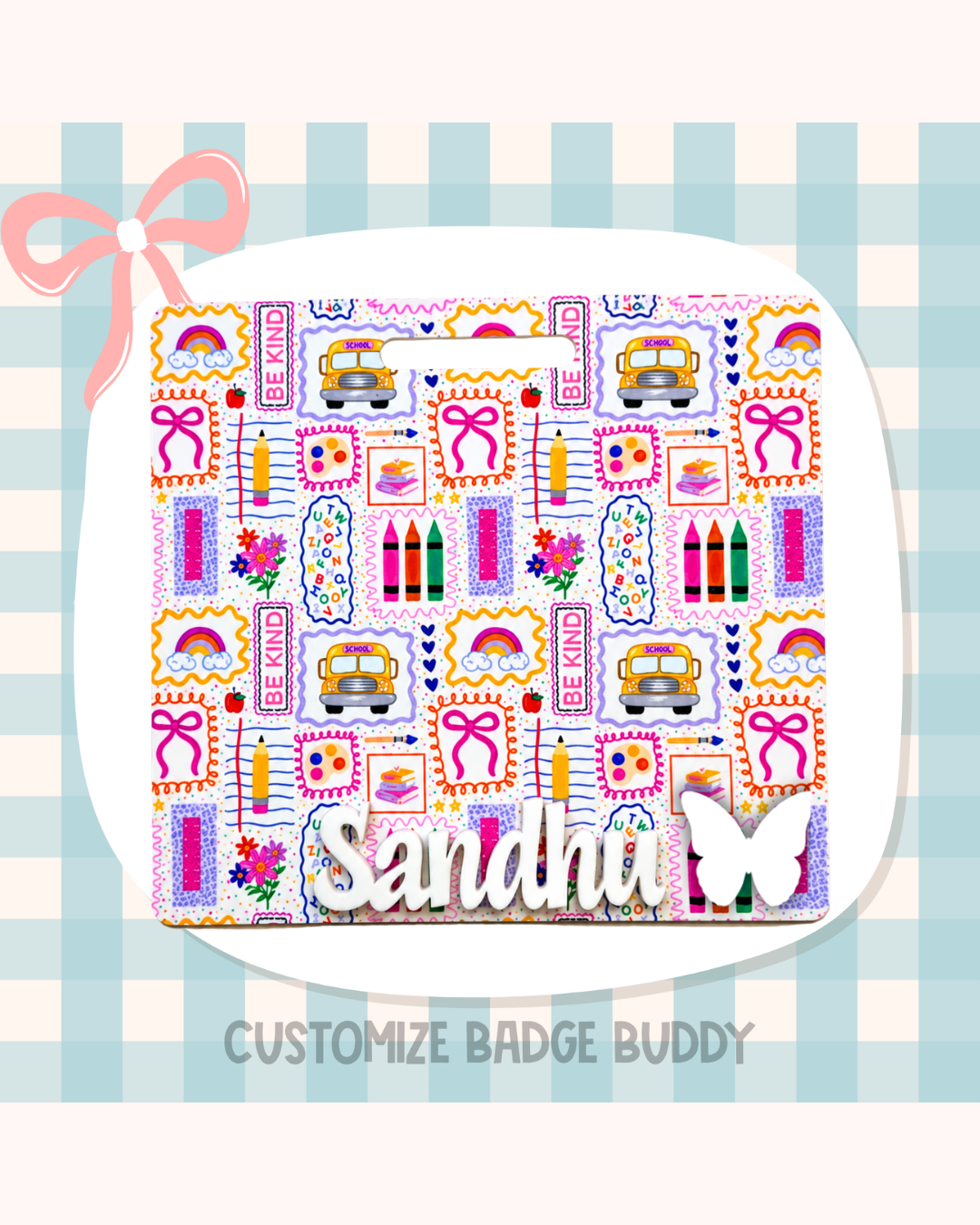 Acrylic Shape Badge Reel Badge Buddy