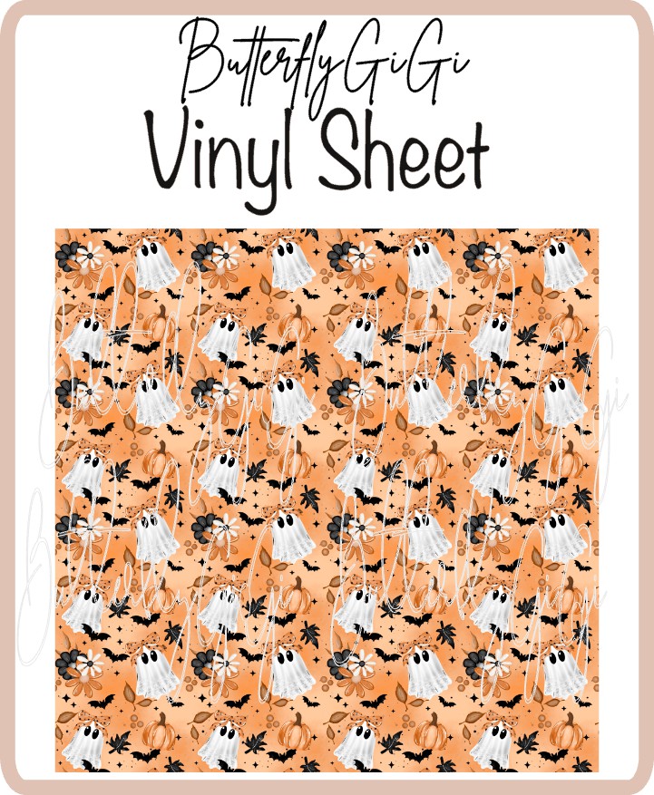 Vinyl Cutie Ghost Sheet