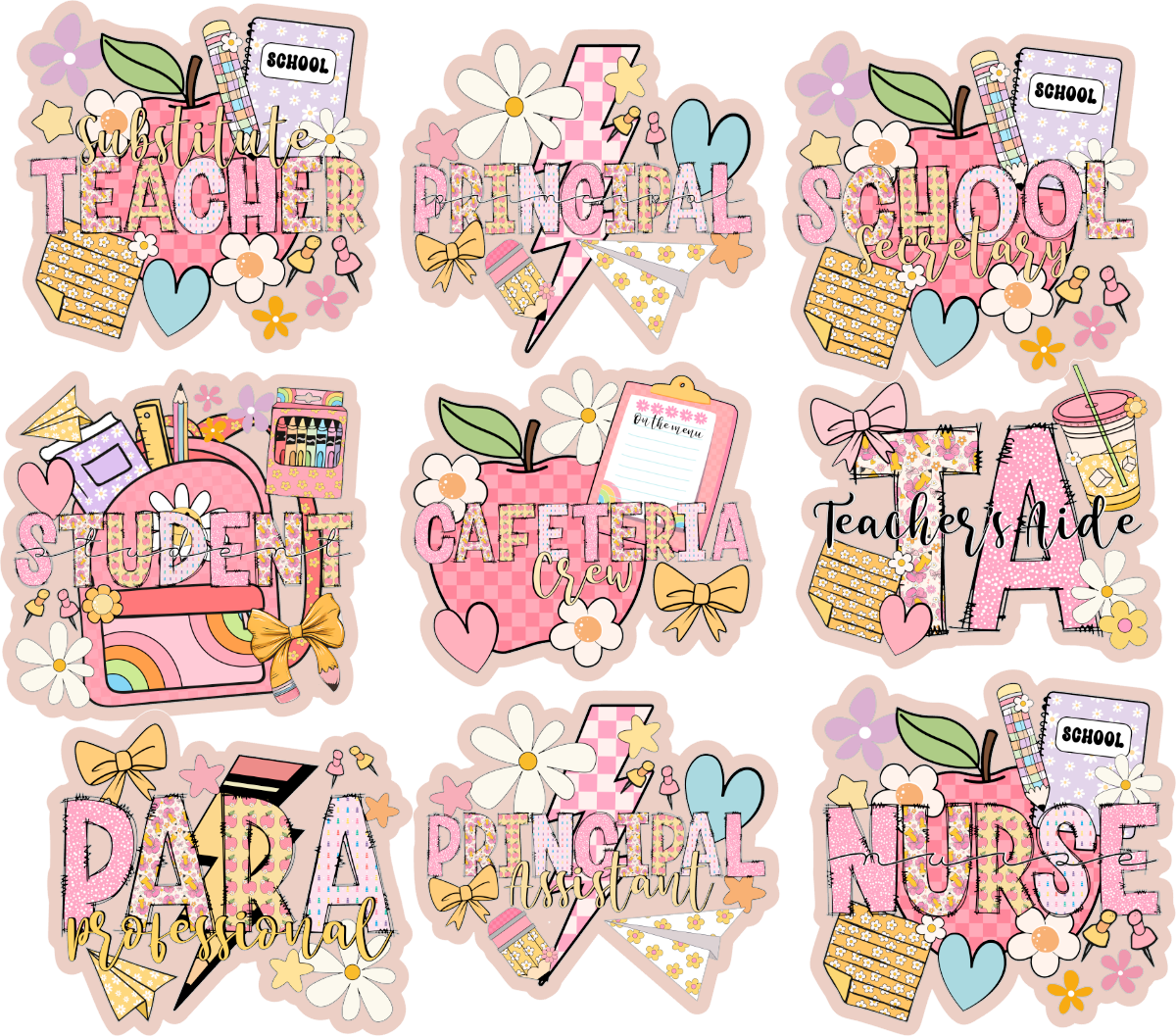 Cutie School UvDtf