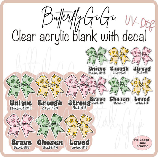 Daisy Bow Scripture
