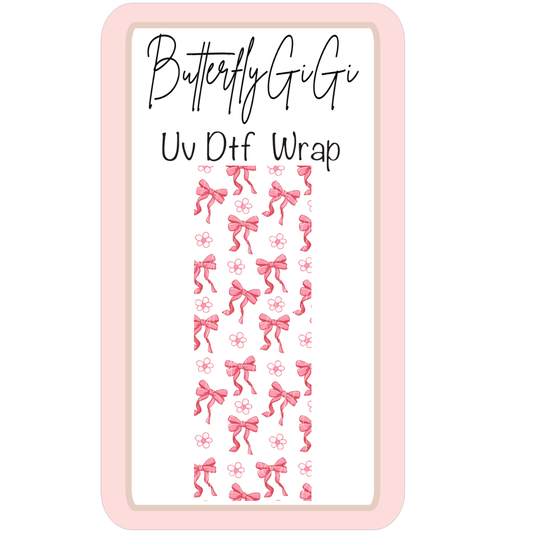 Wrap Daisy Bows Large UV Dtf