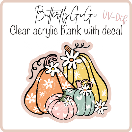 Daisy Pumpkins UvDtf