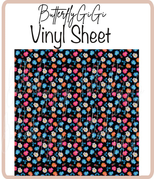 Vinyl Day of Dead Sheet