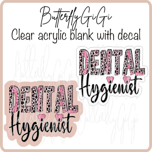 Medical Leopard Print Dental Hygienist