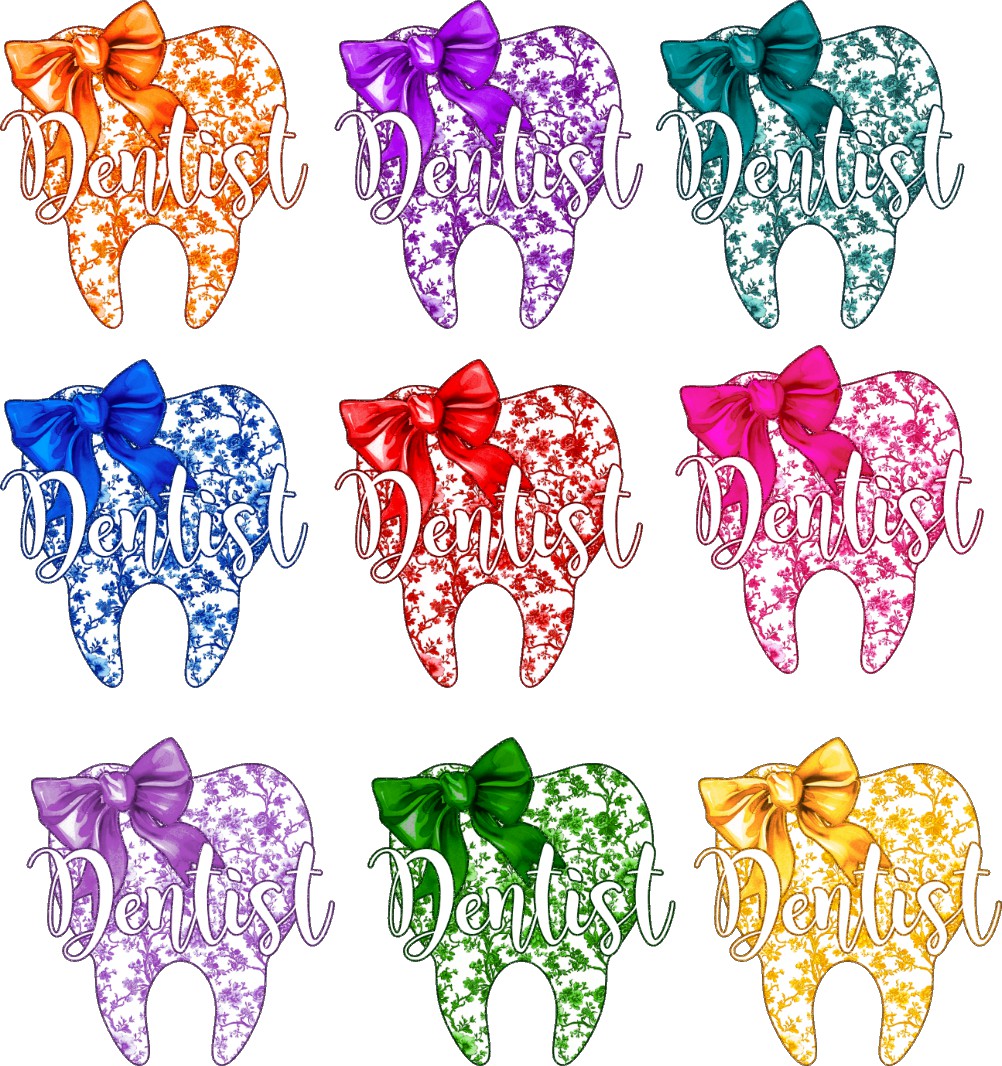 Dentist Tooth Toile UV DTF